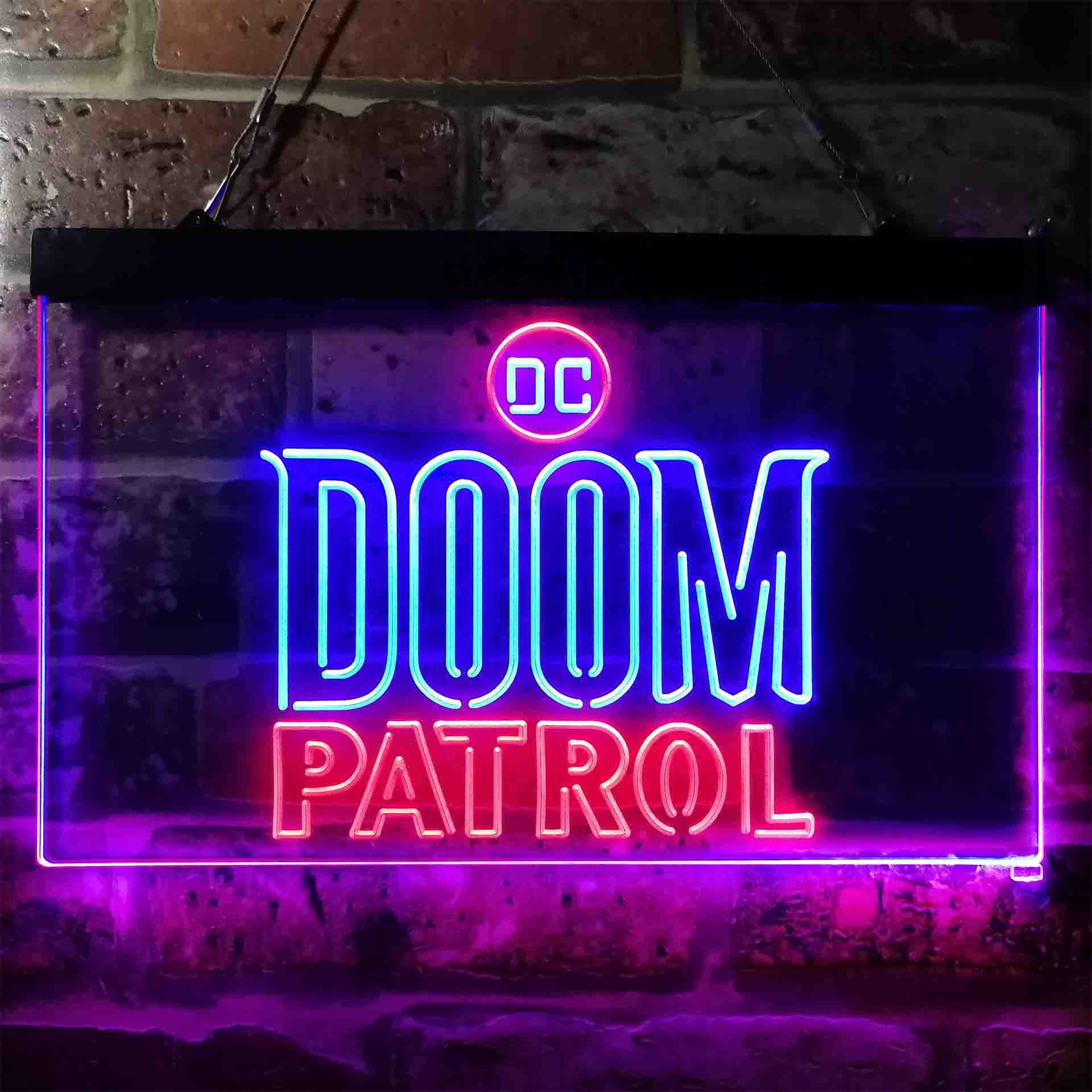 Doom Patrol Dual LED Neon Light Sign